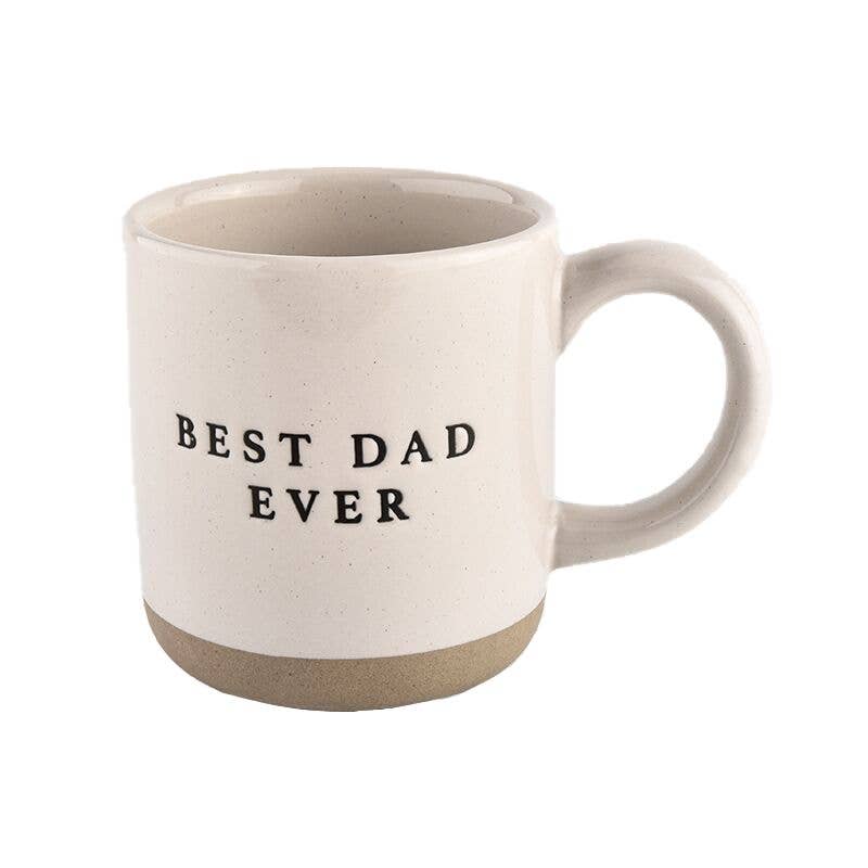 Best Dad Ever Stoneware Coffee Mug-Mugs-The Baby Gift People