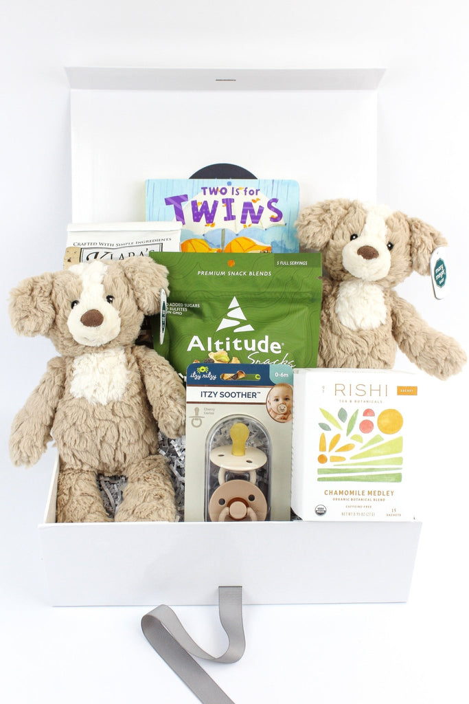 Gender Neutral Twin Baby Gift Box-Baby Gift Sets-The Baby Gift People