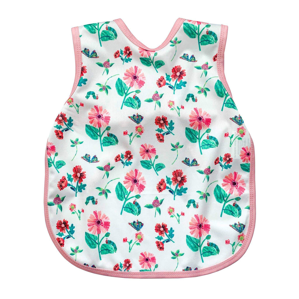 Pink Floral Caterpillar Bapron-Bibs-The Baby Gift People