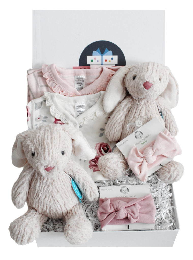 Twin Girls Baby Gift Box-Baby Gift Sets-The Baby Gift People