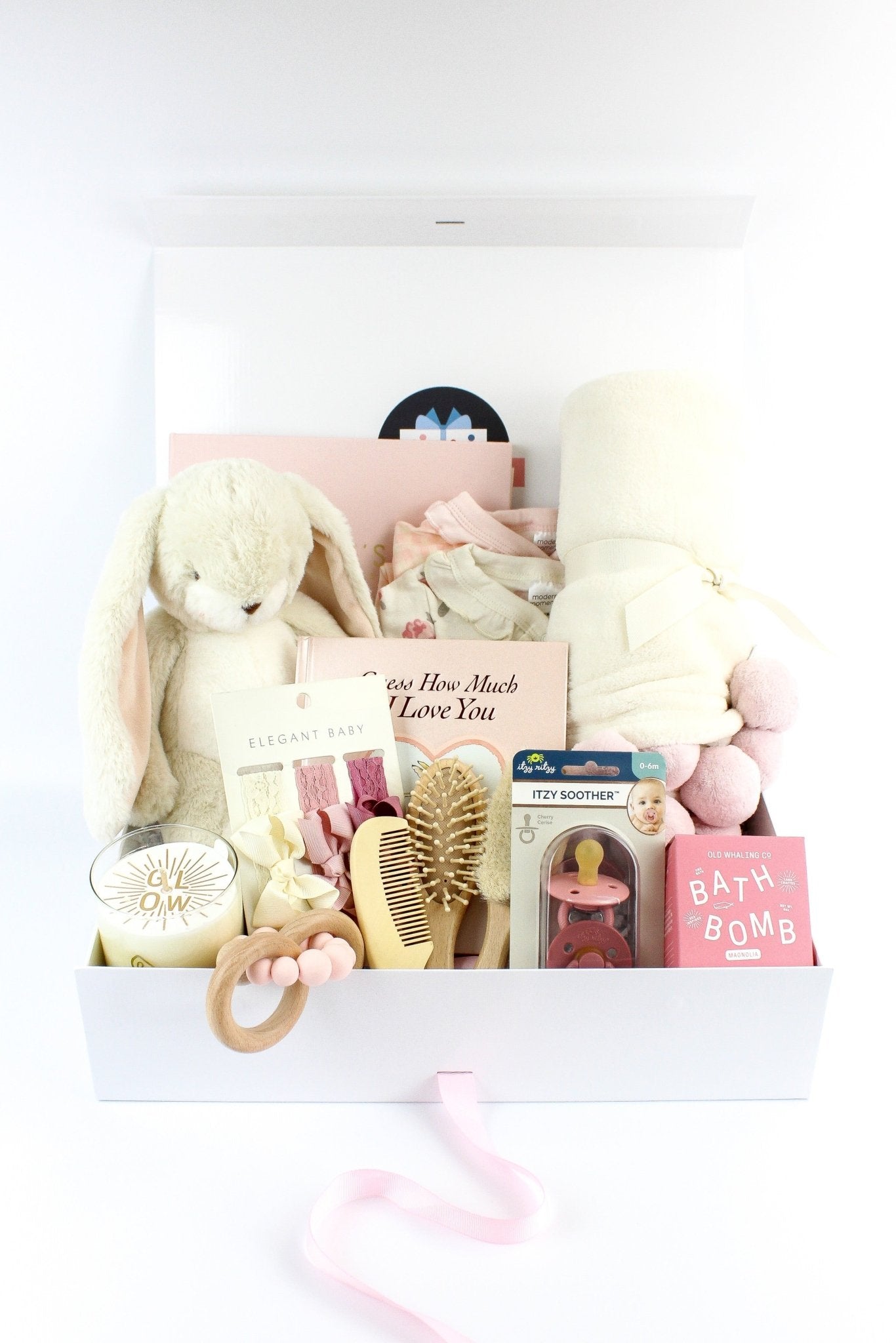 Baby Girl Gift Box - Baby Shower Gift popular Box for Girl - Baby Girl Gift Set - Bodysuit Gift Box - Baby Girl Present - New Mom Baby Gift