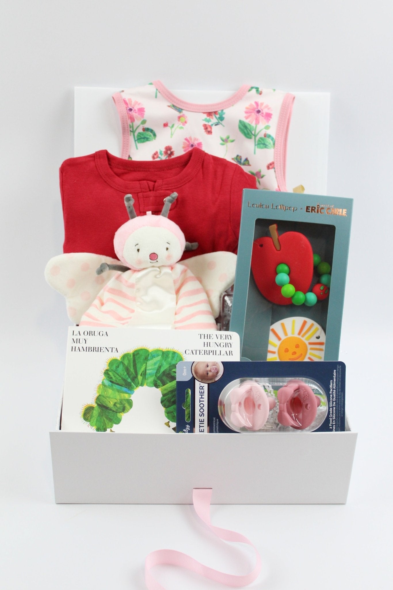 Baby Shower Gift Box | Baby Girl Gift Set | Newborn Girl Gift Set | Welcome offers Baby Girl Gift | 100% Pima Cotton | Baby Essentials