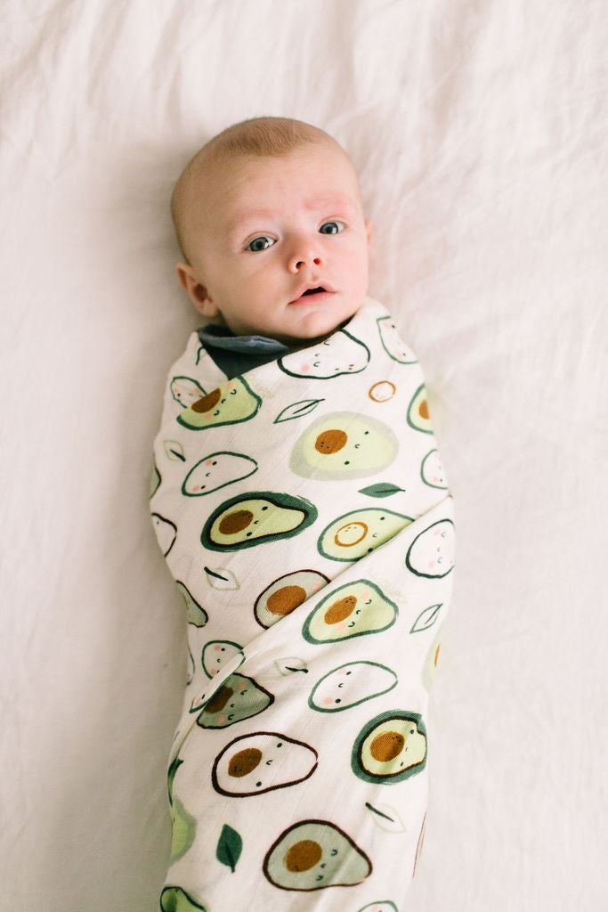 Avocado Print Swaddle-The Baby Gift People