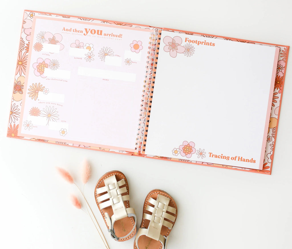Flower Child Memory Book-The Baby Gift People