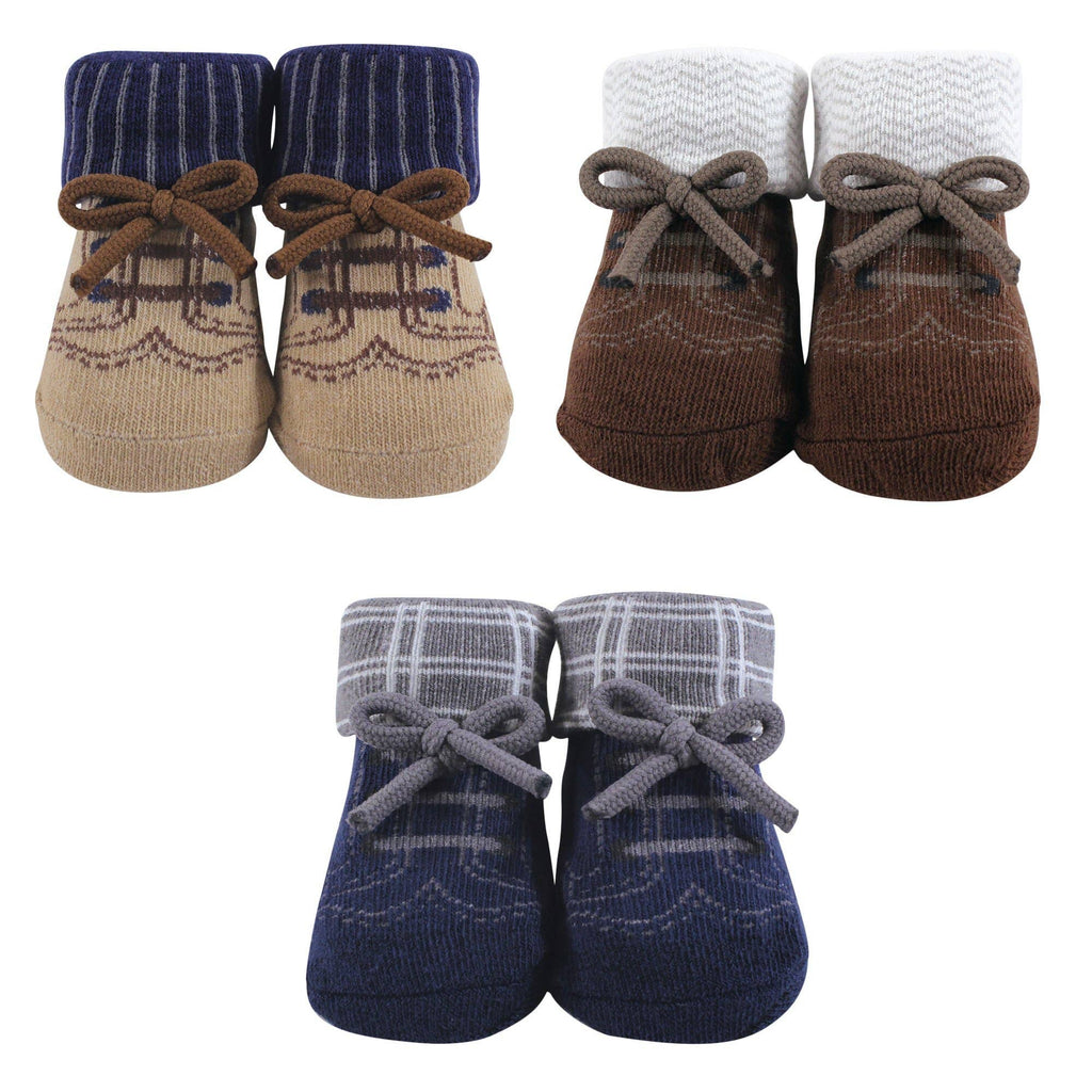 Hudson Baby Socks Boxed Giftset, Dapper-Socks-The Baby Gift People