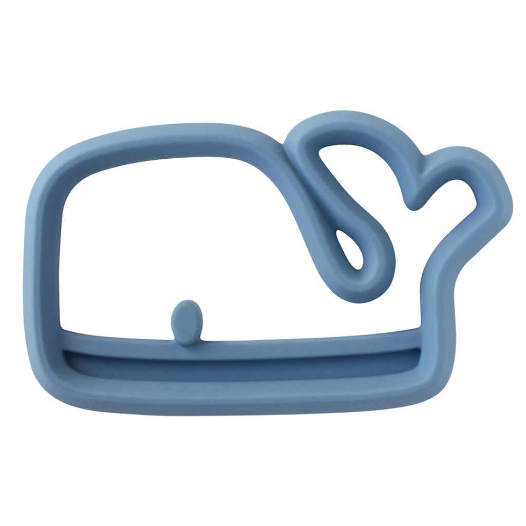 Itzy ritzy whale silicone teether-Pacifiers & Teethers-The Baby Gift People