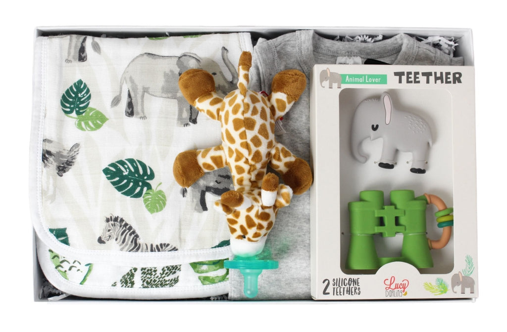 Jungle themed baby gift box-Baby Gift Sets-The Baby Gift People