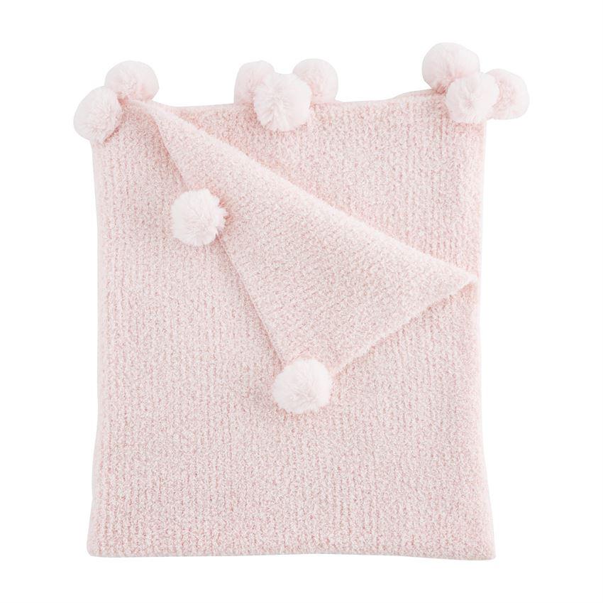 Light Pink Chenille Blanket-Receiving Blankets-The Baby Gift People
