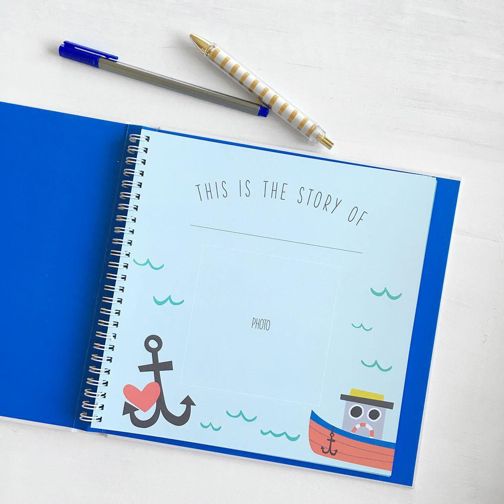 Little Captain Memory Book-Baby Album-The Baby Gift People