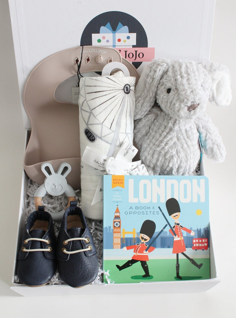 London theme deluxe baby gift box-The Baby Gift People