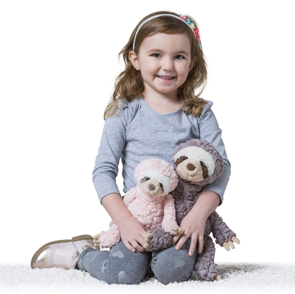 Mary Meyer Grey Putty Stuffed Animal Soft Toy, Sloth-Stuffed Animals-The Baby Gift People