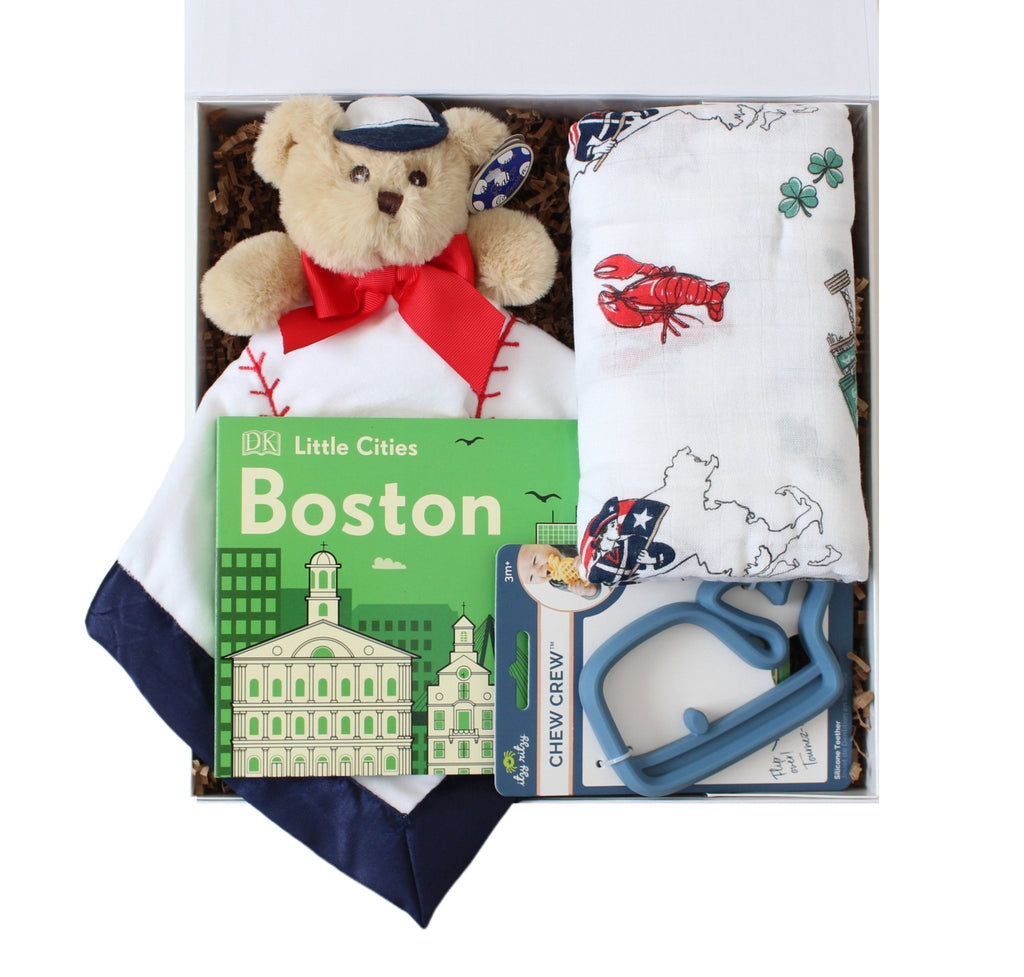Massachusetts Baby Boy Gift Box-Baby Gift Sets-The Baby Gift People