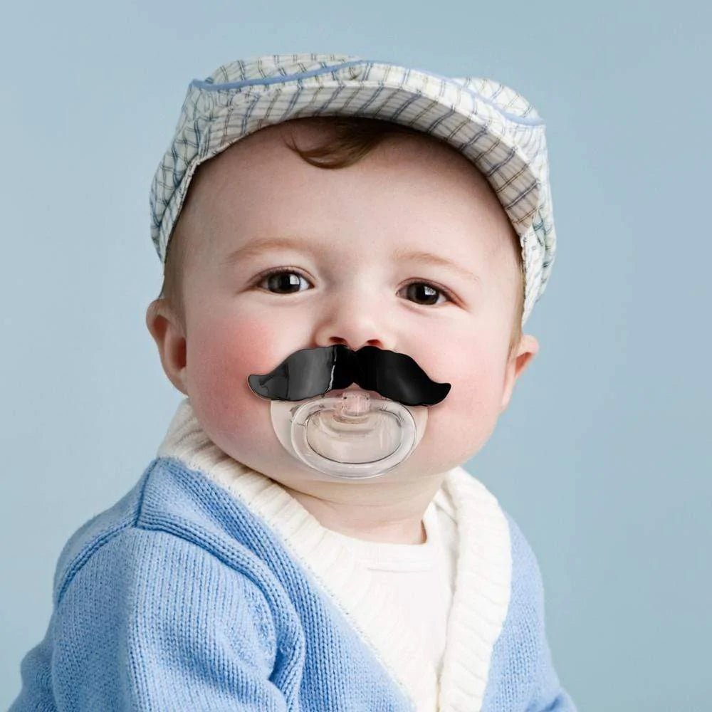 Mustache Pacifier-The Baby Gift People