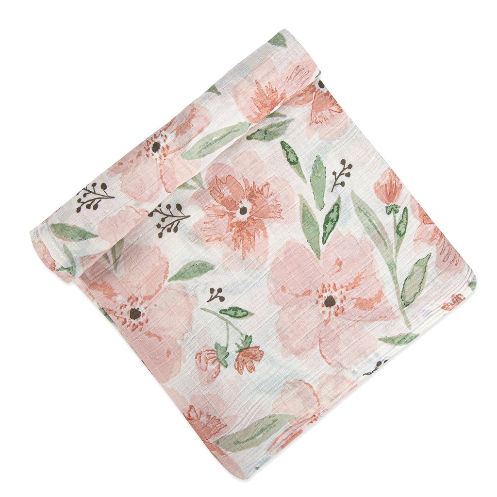 Parker Single Swaddle Wrap (Floral)-The Baby Gift People