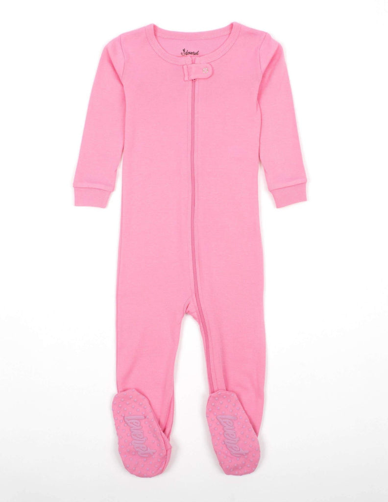 Pink Classic Footed Pajamas-The Baby Gift People