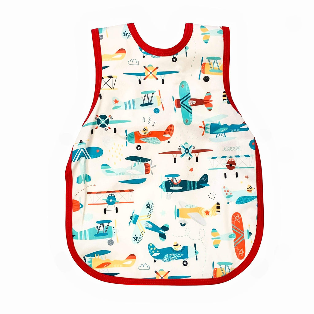 Retro Airplanes Bapron-Bibs-The Baby Gift People