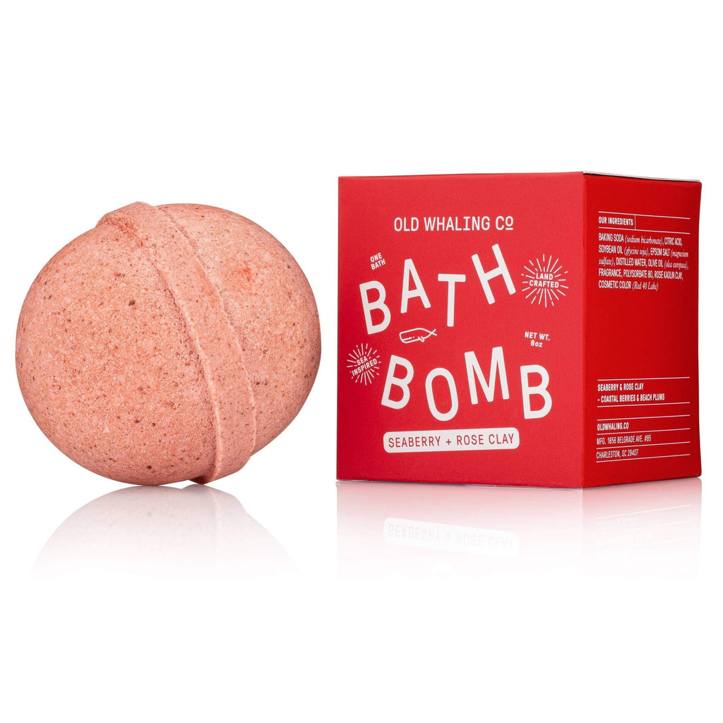 Seaberry & Rose Clay Bath Bomb-Bath & Body-The Baby Gift People