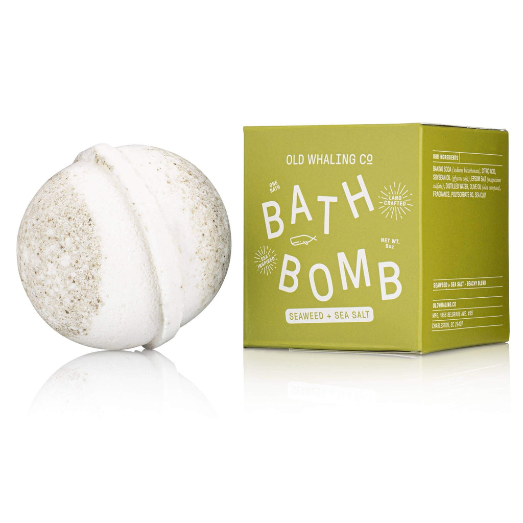 Seaweed + Sea Salt Bath Bomb-Bath & Body-The Baby Gift People