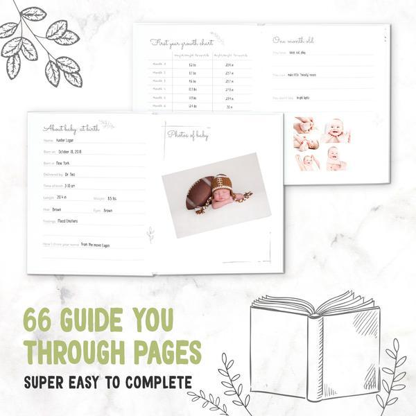 SKETCH Baby First Years Memory Book-The Baby Gift People