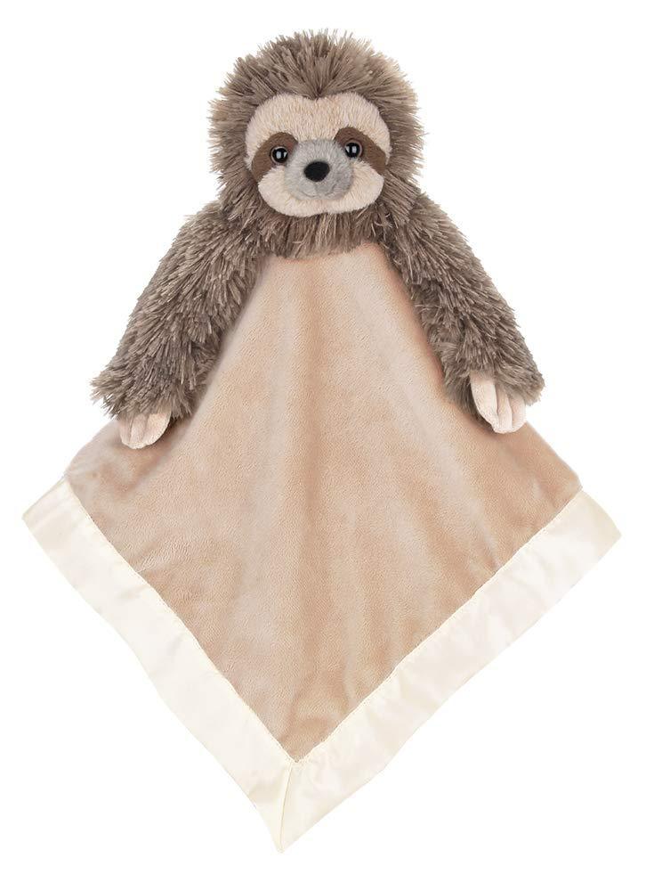 Sloth Plush Stuffed Animal Security Blanket, Lovey 15