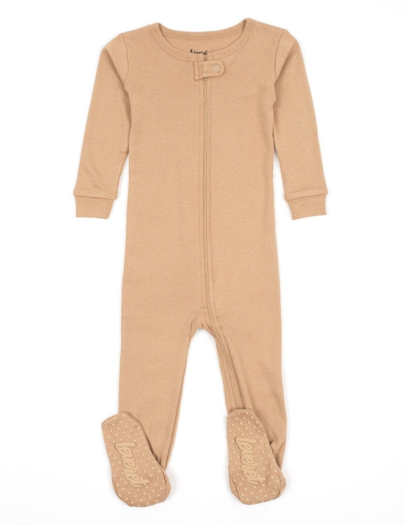 Solid Color Neutral Footed Pajamas-Baby & Toddler-The Baby Gift People