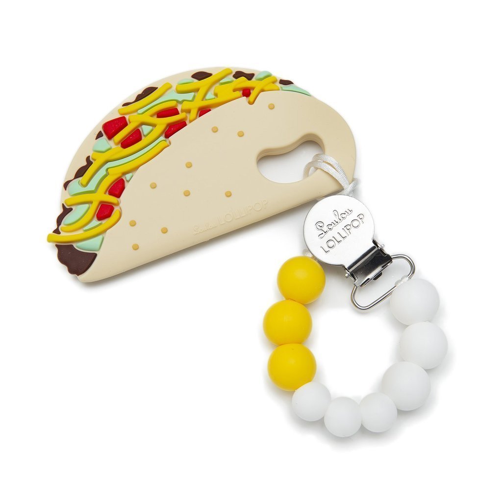 Taco Silicone Teether-The Baby Gift People