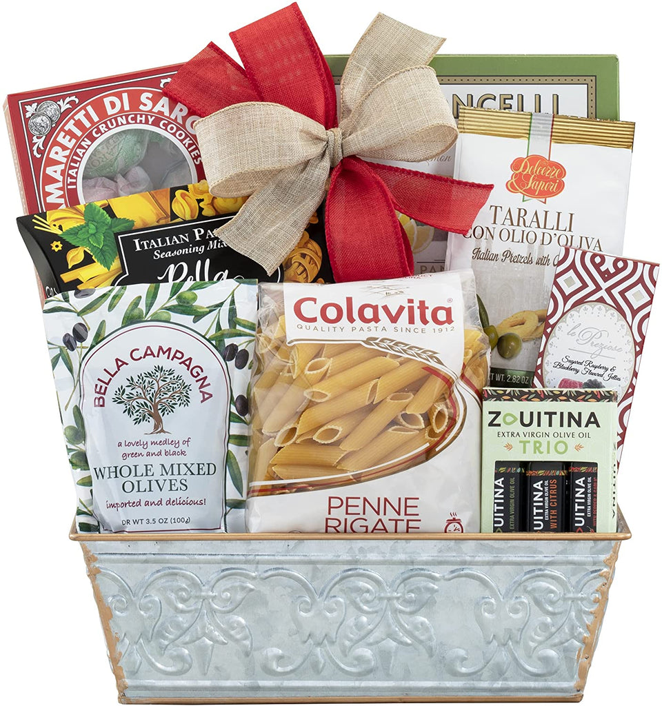 Taste of Italy New Parents Food Gift Basket-Food Gift Baskets-The Baby Gift People
