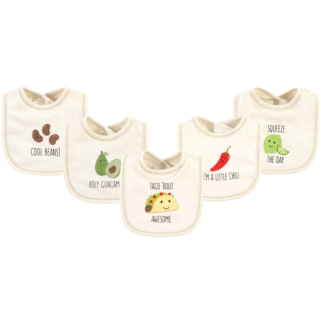 Touched by Nature Organic Cotton Bibs, Taco-The Baby Gift People